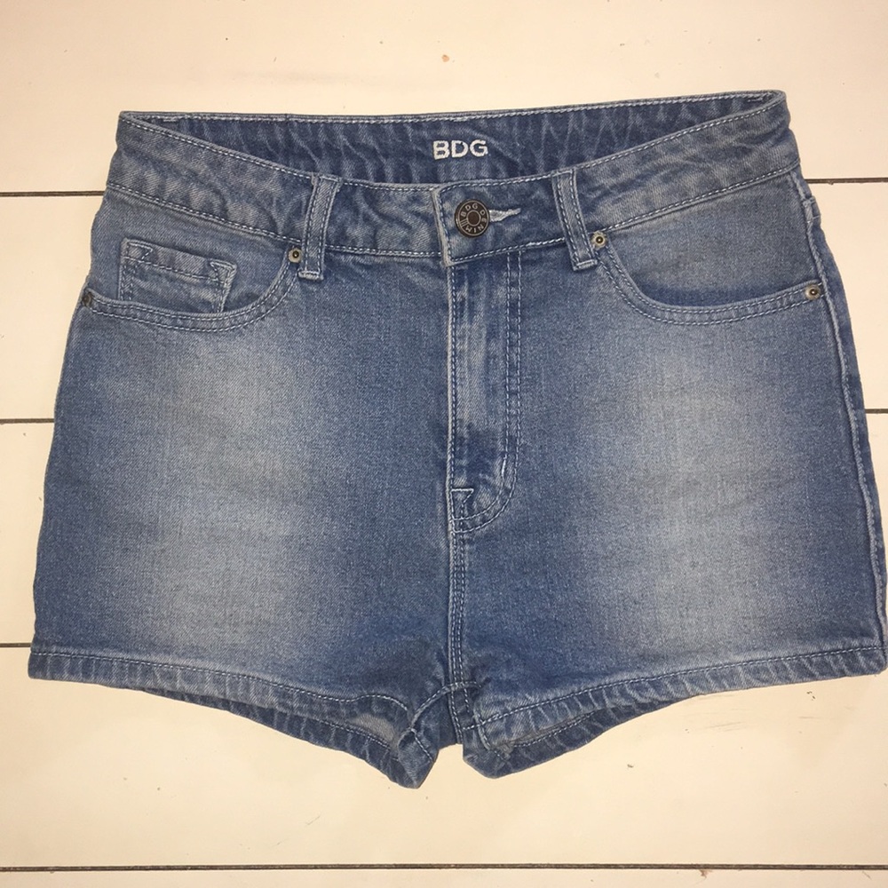 Blue jean shorts